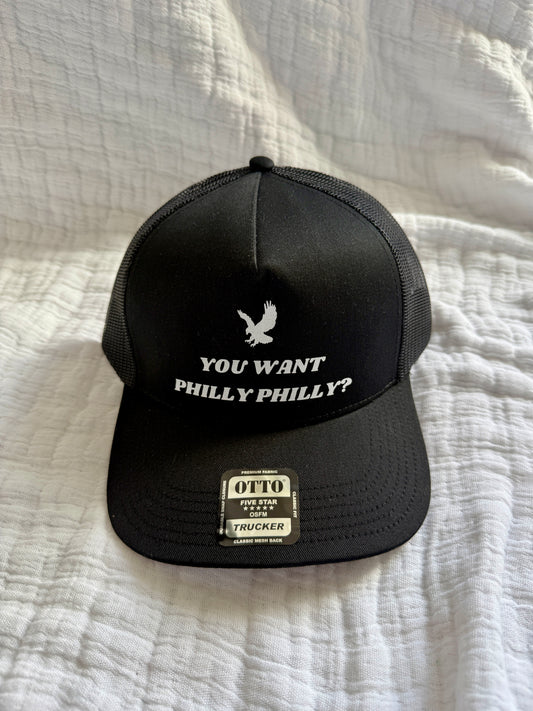 you want philly philly trucker hat