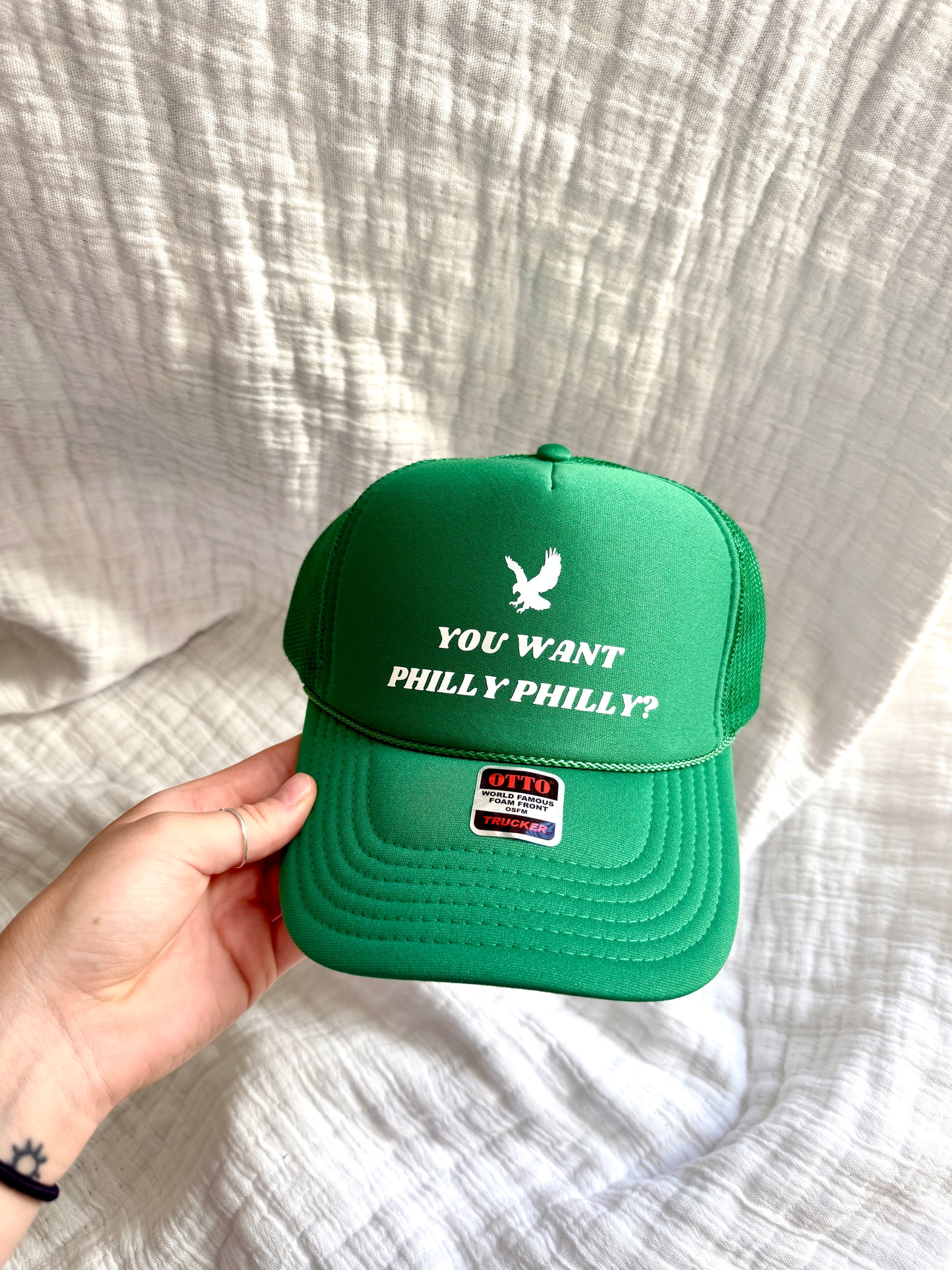 you want philly philly foam trucker hat