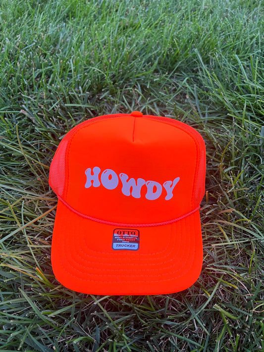 howdy trucker hat