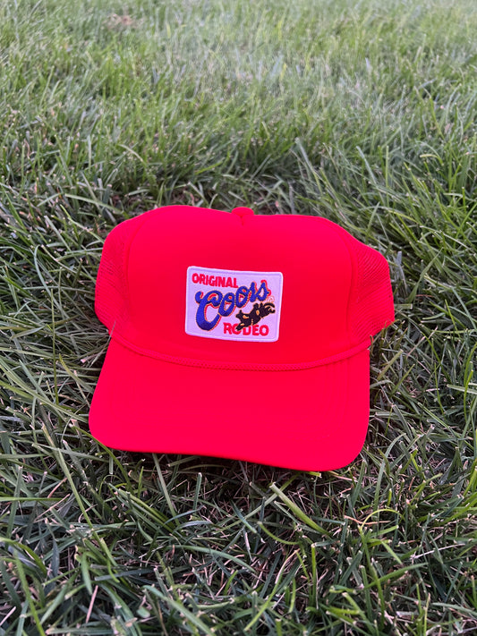 coors rodeo trucker hat